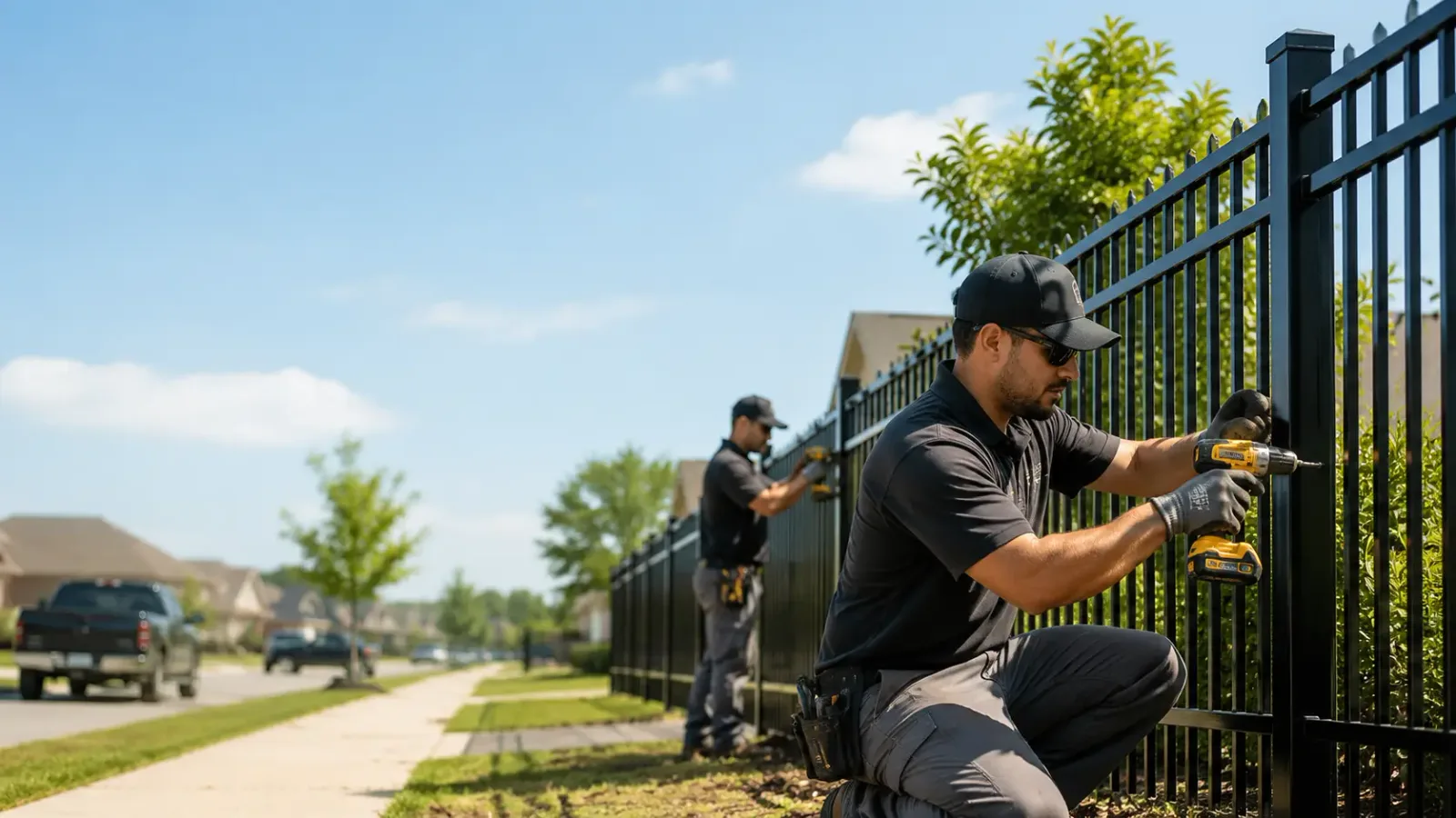 Metal Fence Installation in Haddonfield, NJ